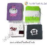 Sport Wrist Band , Promotional Cotton Wristband thumbnail-1