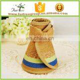 Foam Sun Visor Hats Cotton Straw Sun Visor Caps for Women thumbnail-3