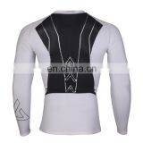 Blank Mma Rash Guard for Players White Color in High Quality thumbnail-2