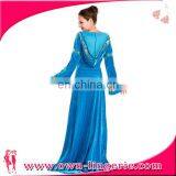 Elegant Renaissance Long Dress Female Costume Halloween Costume thumbnail-1