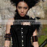 Steampunk Style Waistband Armband Made of Synthetic Leather thumbnail-6