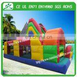 Colorful Inflatable Slide for Amusement Park, Inflatable Fun City With Bouncer/slide thumbnail-2