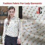 100% Polyester 100D CDC Printed Fabric Clothing Women