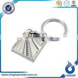 Souvenir Metal Keychain Building for Mexico Maya Pyramid thumbnail-1