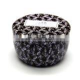 Factory Hot Sales Round Metal Travel Empty Decorative Candle Tins thumbnail-2
