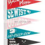 Factory Supply Customized Size Colorful Felt Flag thumbnail-4