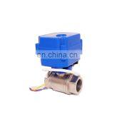 DC12V Electric Ball Valve With Actuator Appliance for Solar Thermal System