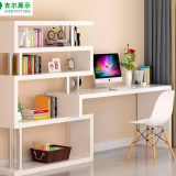 Office Desk Home Furniture Studying Desk Writing Table for Student With Bookshelf thumbnail-4