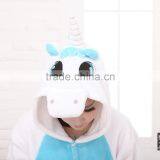 2015 Walsonstyles Cheapest Winter Animal Onesie Pajamas Jumpsuit Flannel Adult Jummp Blue Unicorn Pajama thumbnail-1