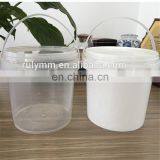 Customized Color 500ml Food Grade Round Plastic Bucket With Lid and Handle for Salad thumbnail-5