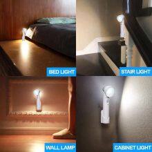 LED Night Light Home PIR Motion Sensor Night Light USB Rechargeable Wireless Table Lamp Bedroom Cabinet Wardrobe Stairs Lighting thumbnail-5