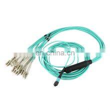 8/12/24 Core MPO/MTP OM3/OM4 Breakout Harnesses Cable MPO to LC Fiber Optic Patch Cord thumbnail-2