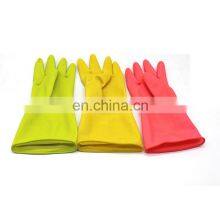 Red Rubber Gloves House Clean Hand Gloves Work With Long Sleeves thumbnail-3