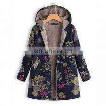 Новый стиль. Женские верхние одежды на осень и зиму: хлопково- льняные цветочные печати, куртки с молнией, свободного кроя, теплые, с термобелым наполнителем и пухом, утепленные thumbnail-2