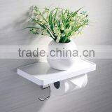 Stainless Steel Bathroom Shelf With Toilet Paper Holder / Wall Mounted Bathroom Shelf / Bathroom Accessory thumbnail-3