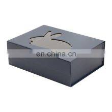 Personalized Premium Navy Blue Color Magnet Foldable Easter Gift Packing Box thumbnail-1