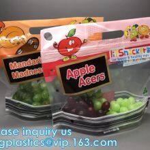 Fresh Lock Packaging Pouch Vent Hole And Handle, Grape, Mango, Fruit, Vegetable, PP Slider Lock Zipper Bags thumbnail-2