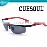 CUESOUL sunglasses, New sunglasses with a metal aluminium magnesium alloy frame