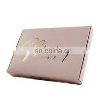 Custom Plain Airplane Corrugated Cardboard Mailing Box Retail Gold Stamping Logo Large Color Cardboard Paper Mailing Product Box