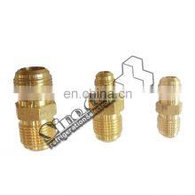 Коннектор, муфта, переходник, штуцер для крепления труб (nut fitting coupling connector adapter) для кондиционеров ВКХ (HVAC), медный, отлитый с фланцем, латунный фланцевый соединитель для холодильного оборудования thumbnail-5