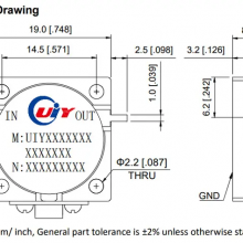 UIY Wide Range RF Drop-in Isolator From 0.6 to 5 GHz (TAB) thumbnail-4