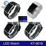 2014 Promotional Popular Fashion Rubber Men's LED Watches for Students thumbnail-1