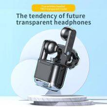 TWS Earphone Wireless Hifi Stereo Noise Reduction Mini Earbuds Transparent Charging Case HD Call Touch Control Headset thumbnail-4