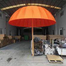 Outdoor Patio Leisure Terrace Umbrella With 16/24 Ribs, Garden Umbrella, Patio Sunshade Center Pole Umbrella thumbnail-4