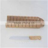 Acacia Wood Board With Bread Knife thumbnail-1