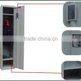 Modern Appearance Bedroom Furniture Single Door Metal Wardrobe Cabinets thumbnail-4