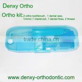 Dental orthodontic teeth cleaning kit oral care kit orthodontic oral hygiene kit