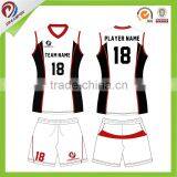 2015 Latest Design Your Own Volleyball Jersey Sleeveless Volleyball Jersey Volleyball Uniforms thumbnail-2