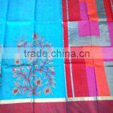 Banarasi Handloom Cotton Silk Saree thumbnail-1
