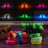 2016 Hot Sales Light Up Bracelets Wristband LED Flashing Rave Sound Control Multi-Color Cool thumbnail-1