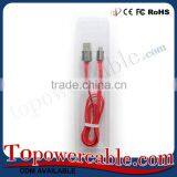 Tangle-free 1/2/3M Easy Transfer Flat USB Data Cable For Android Mobile Phone thumbnail-2