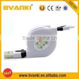 2015 Hot Sale Colorful Retractable Micro USB Extension Cable Fast and Stable thumbnail-4