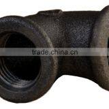 Black Malleable Cast Iron Pipe Fittings 90degree Beaded Pipe Fitting Elbow thumbnail-2
