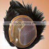 Best Quality Human Hair Stock Toupee Cheap Toupee For Men Quality Choice thumbnail-5