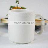 Unique Lovely Design High-grade Romantic White Ceramic Hot Coffee Cup thumbnail-1