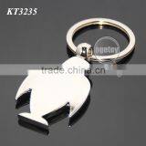 Promotional High Quality Zinc Alloy Custom Or Wholesale Blank Silver Metal Penguin Keychain thumbnail-4