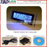 High-definition and Beautiful Crystal Screen Led Display/crystal Led Display Screen Sign/led Mini Moving Message Sign Board thumbnail-2