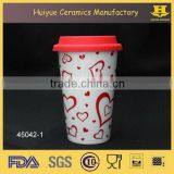 Reusable Coffee Cup, Ceramic Double Layer Mug thumbnail-2