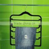 Standby Adjustable Black Velvet Pants Hanger For Trousers thumbnail-1