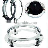 7 Inch Round Motorcycle Headlight Ring Mounting Bracket for Harley Davidso-n Headlight Mount Bracket for Motorbike Bicycles thumbnail-1