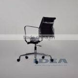 Replica EA117 Charles Office Chair - Black Color Genuine Leather thumbnail-4