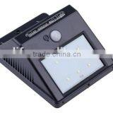 6pcs LED Solar Motion Sensor Waterproof Triangle Garden Wall Light thumbnail-3