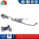 stainless oval exhaust tubing performance muffler