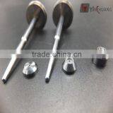 High precision tungsten carbide nozzle tips for sealant dispense equipment