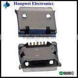 DIP Female 5p B Type Micro USB Connector