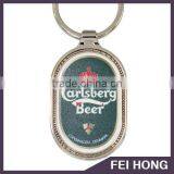 Wholesale Promotional Cheap Price Custom Carlsberg Print Logo Key Fobs